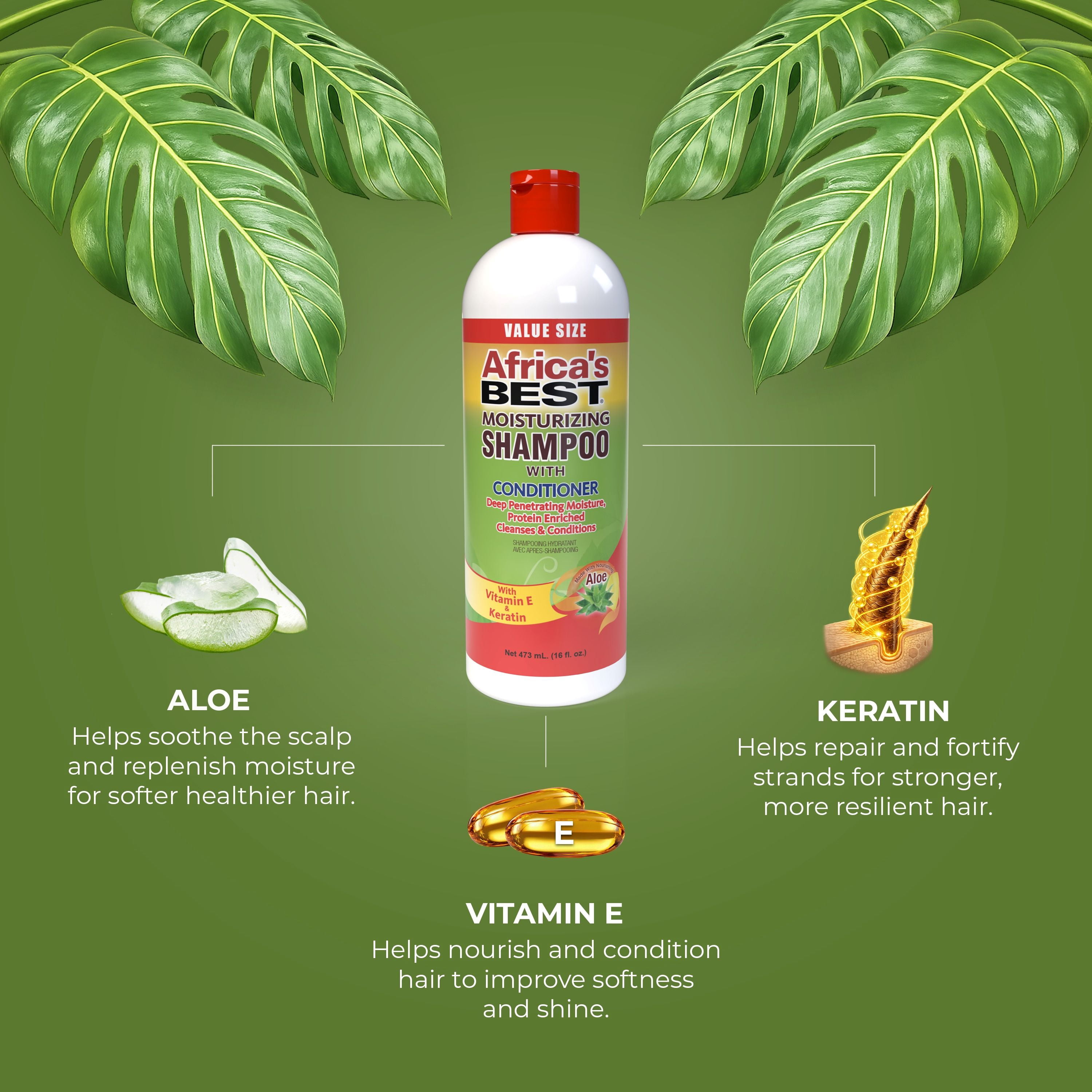 Africa's Best - Moisturizing Shampoo With Conditioner