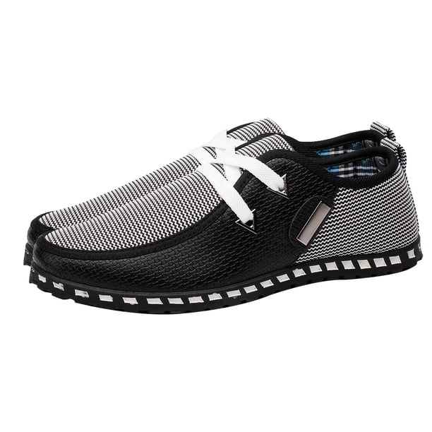 1 par de zapatos casuales para hombre, zapatos de conducción para hombre, calzado Gommino transpirable para hombre