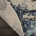 thumbnail image 6 of Nourison Celestial Abstract Ivory/Teal Blue 7'10" x round Area Rug, (8 Round), 6 of 9