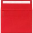 thumbnail image 2 of LUXPaper A7 Invitation Envelopes, 5 1/4 x 7 1/4, Holiday Leaves on Ruby Red, 250/Pack, 2 of 3