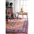 thumbnail image 1 of nuLOOM Vonda Fancy Persian Runner Rug, 2' 8" x 8', Purple, 1 of 4