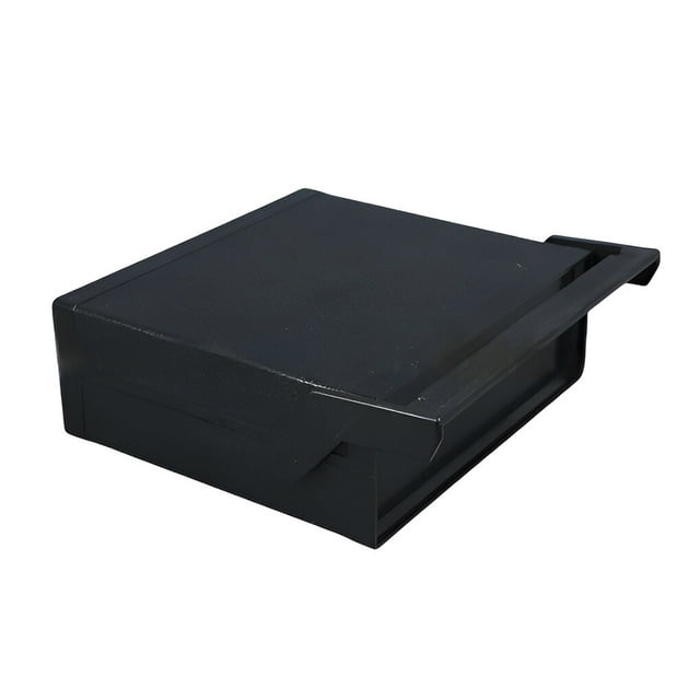 Wire Connectors Electronic Project Box Amplifier Shell Housing Construction Moisture with Handle Enclosure Case for Electric Power Supplies Black