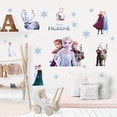 thumbnail image 3 of Elsa Anna Princess Frozen Wall Stickers Children's Room Bedroom Decoration Background Wall Stickers Self Adhesive Stickers, 3 of 5