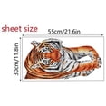 thumbnail image 2 of LMTODLFG Tiger Wall Decor Lifelike Animal Decals Wallpaper Self-Adhesive Waterproof Cute Lovely Art Mural for Nursery Living Room Bedroom Decoration, 2 of 5