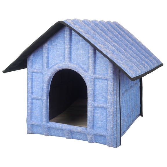 Pet Life ® 'Collapsi-Pad' Folding Lightweight Travel Pet House with inner Mat