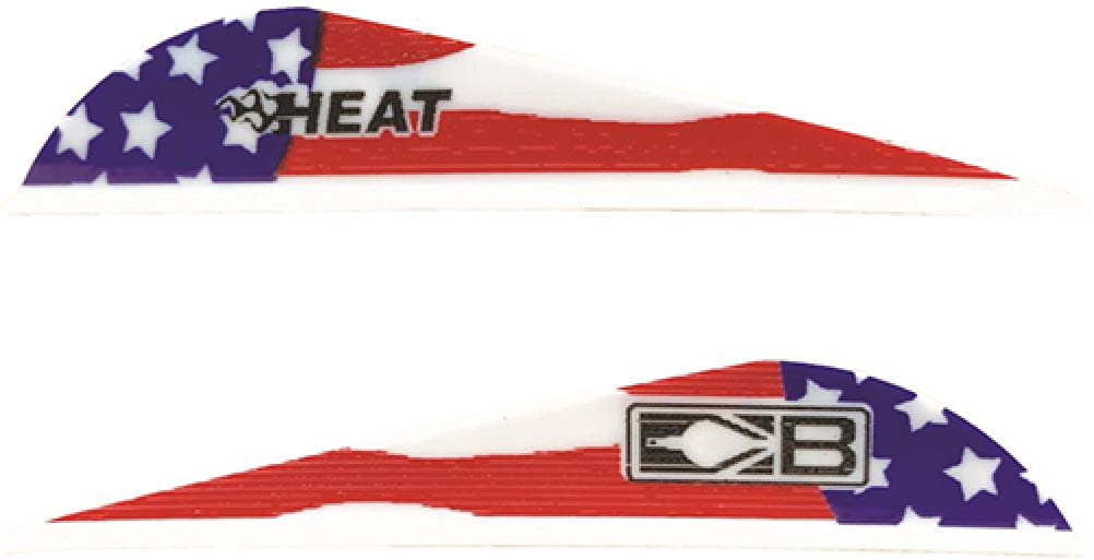 Bohning Blazer X2 Archery Vanes - 100 Pack, Neon Red, For Target Shooting Accuracy 5 thumbnail image