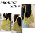 thumbnail image 2 of Kukuzhu Beach Bags for Women, Summer Mesh Beach Tote Bag Hand Woven Beach Bag Weaving Hollow Shoulder Bag Handbag, 2 of 5