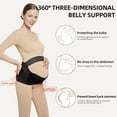 thumbnail image 2 of Maternity Support Belt Pregnancy Belly Band, Pregnancy Must Haves Belly Support Band, Antepartum Abdominal Back Support & Postpartum Belly Band - Pregnant Mom Gifts, 2 of 7