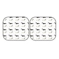 thumbnail image 3 of Uemuo Dachshund Dog Printed 2 PCS Car Windshield Sun Shade, Auto Sun Heat and UV Rays Blocker, Foldable Automotive Front Window Sunshade Protector, 3 of 7