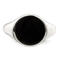 thumbnail image 4 of Sterling Silver Onyx Inlay Ring QR7005, 4 of 6