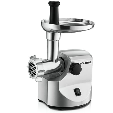 Meat Grinders, Gourmia GMG7500 Prime Plus Stainless Steel Electric Meat  Grinder Different Grinding Plates, Sausage Funnels And Kibbeh Attachment  Recipe Book Included 800 Watts ETL Approved 2200 Watts Max.