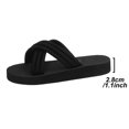 thumbnail image 5 of Xijirk Women's Padded Strap Slide Sandals Comfortable Open-Toe Slippers for Summer & Beach Wear,6, 5 of 9