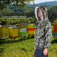 thumbnail image 4 of Bee Suit, Double Zippered Breathable Mesh Veil Beekeeping Jacket, Anti-mite for Beekeeping Work, 4 of 8