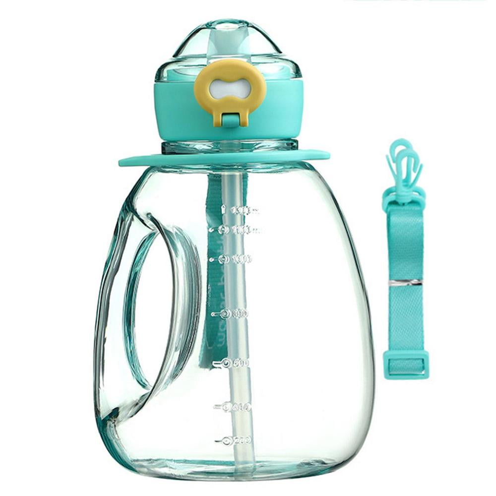 Pot Belly Cup 1300ml Large Capacity Water Bottle With Straw Water Bottles With Adjustable