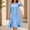 Light Blue, variant on Wovilon Women's 2-Piece Chiffon Midi Dress Set with Open Front Cardigan and Sleeveless Round Neck Tank Dress, Elegant Layered Outfit for Vacation and Daily Wear