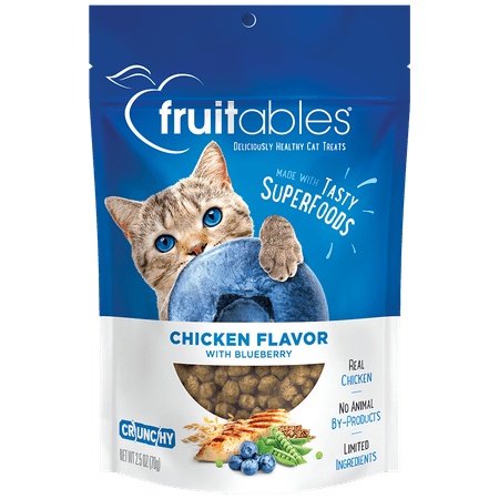 UPC: 0852978008492 | Fruitables Cat Treats Made with Real Chicken and Blueberry 2.5 Ounces