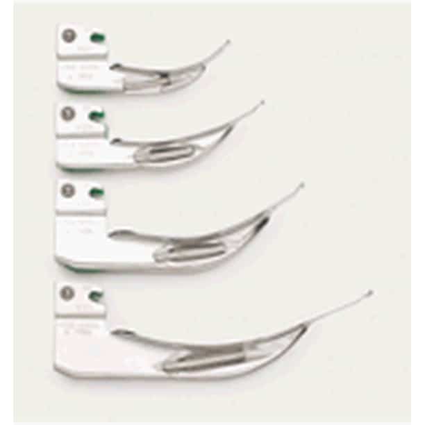 Welch Allyn MacIntosh Fiber Optic Laryngoscope Blade, Size 2