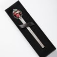 thumbnail image 4 of Peony Vintage Silver Lace-Edged Bookmark: a Stylish Gift for Readers and Book Lovers with a Touch of Elegance - Reading Accessory and Book Essential, 4 of 5