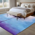 thumbnail image 4 of 6'x9' Area Rugs, Purple Tree Indoor Outdoor Area Rug for Living Room Bedroom, Abstract Gradient Blue Sky Watercolor Washable Bathroom Rugs Kitchen Floor Carpet Mats Home Decor Aesthetic, 4 of 8