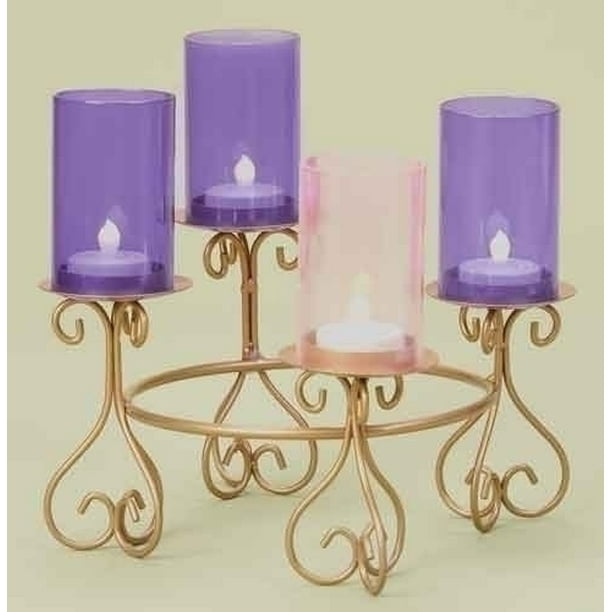 7 25 Elegant Gold Colored Christmas Advent Tiered Votive Candle Holder Walmart Com Walmart Com