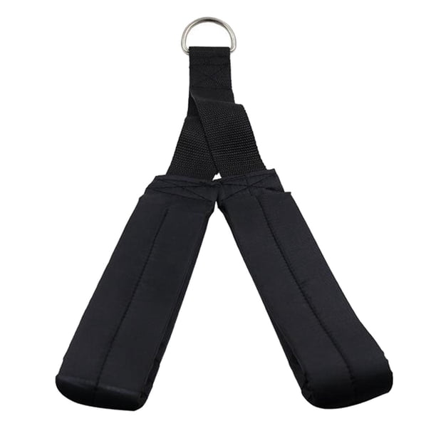 Cuerda para tríceps de fitness con asas de correa resistentes y agarre acolchado de esponja cómodo para 590 mm
