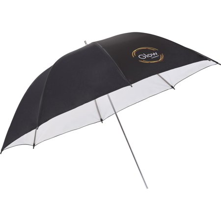 UPC: 0846431098663 | Glow 40  White Umbrella with Black Back – Made with Optical White Viscoelastic Polymer Fabric Material