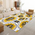 thumbnail image 1 of Area Rug 3 x 5 ft Abstract Sunflower Colorful, Living Room Rug Machine Washable Area Rugs Non Slip Low Pile Rugs for Living Room, Bedroom, Farmhouse, Dining Room, Kids Playroom, 1 of 1