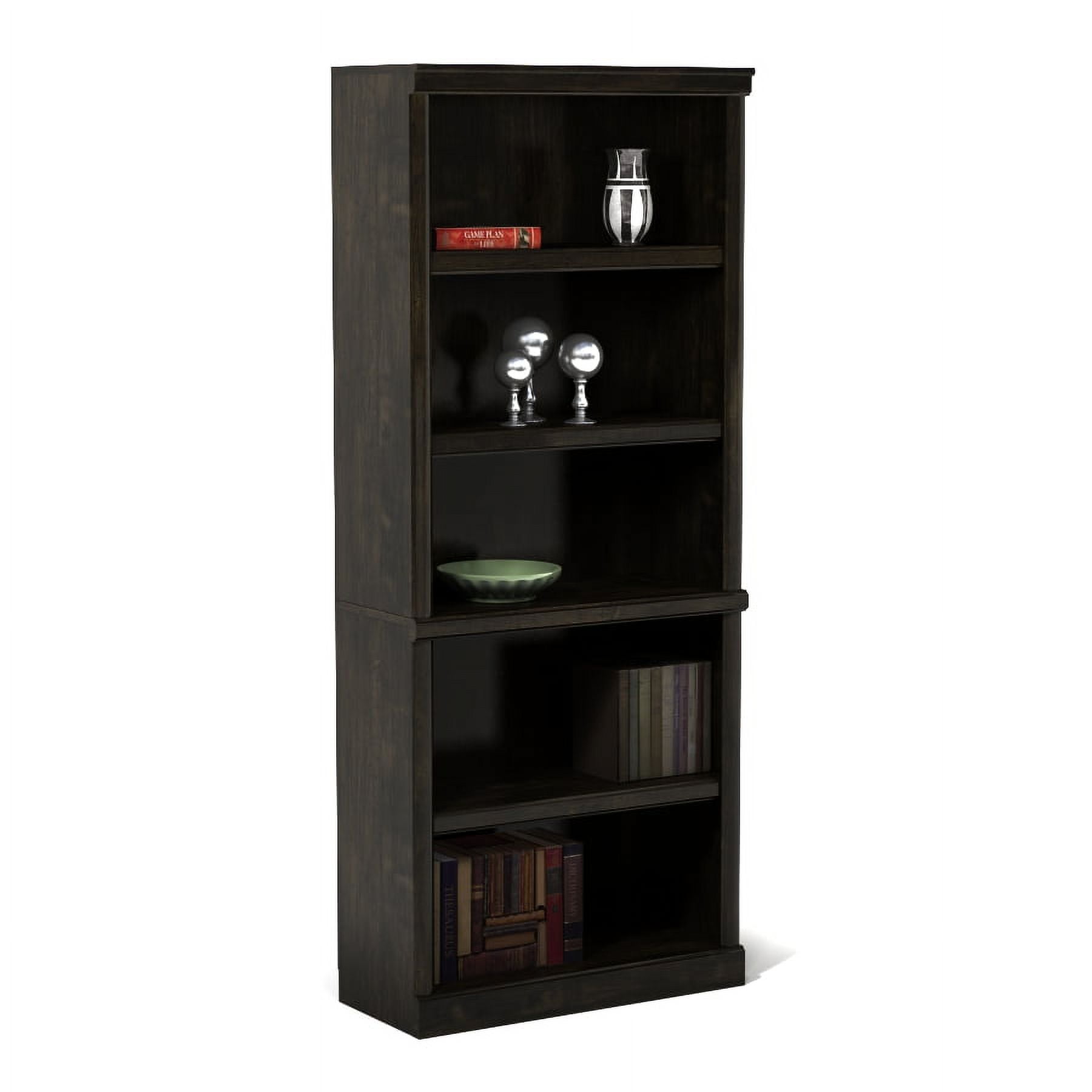 Better Homes & Gardens 71" Ashwood Road 5 Shelf Bookcase, Black Finish