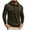 Army Green, variant on Mens Hoodie Long Sleeve Athletic Top Solid Color Button Pullover Chest Pockets Muscle Regualr Workout Gym Hooded Shirt Soft Lightweight Running Sport Streetwear Fashion Hoodys Shirts