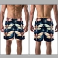 thumbnail image 3 of luoweisi Men's Beach Shorts Quick Dry Swim Trunks with Mesh Lining Dragonfly M, 3 of 5