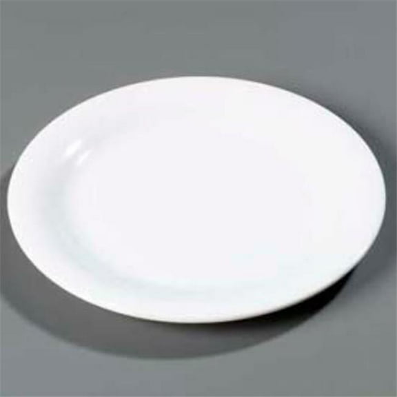 Carlisle Sanitary Maintenance B624741 9 in. 3300402 - Sierrus Dinner Plate - Narrow Rim - White