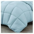 thumbnail image 4 of All Season Queen Size Down Alternative Comforter - Plush Microfiber Fill - Box Stitch Quilted - Duvet Insert with Corner Tabs (Full/Queen, Chambray Blue), 4 of 9