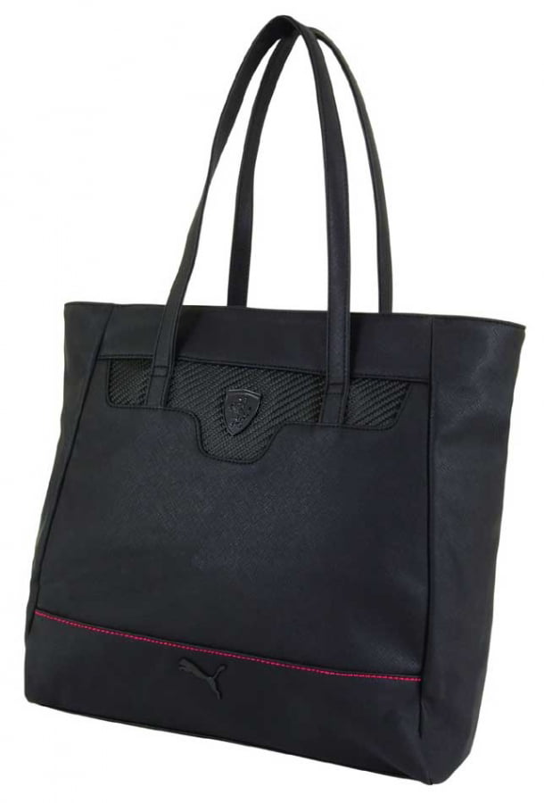Puma Ferrari Black LS Shopper Bag 