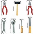 thumbnail image 2 of 18PCS Tools Cake Topper Tools Cake Decorations Toolbox Wrench Hammer Mechanic Drill Plier Handsaw Tape Measure Screwdrivers Themed Happy Birthday Party Decor, 2 of 7