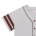 thumbnail image 4 of Disney Women's Lion King Baseball Jersey, Classic Button Down Baseball Shirt Heather – 2XL, 4 of 7