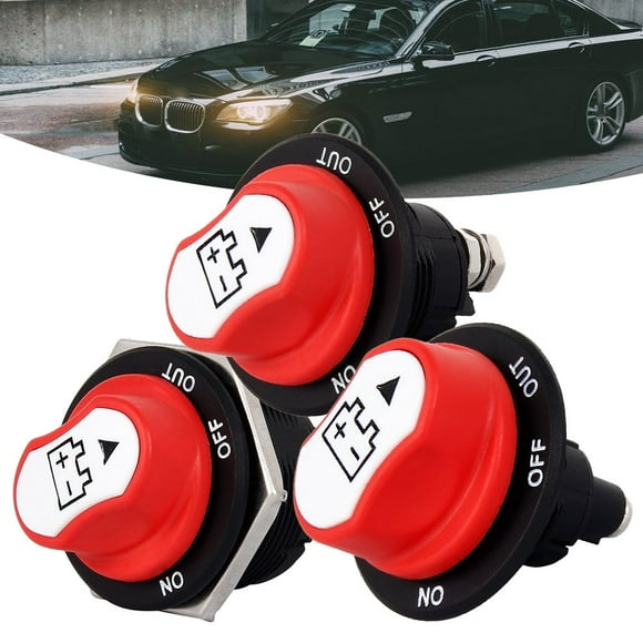 Battery Switch On Off Switch Button Battery Cut Off Switch Car Battery Kill Switch Accessories Battery Isolator Disconnect Switch