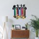 thumbnail image 5 of Exhibidor de medallas con temática de béisbol, estante de pared de varios niveles, resistente, de metal, soporta hasta 50 medallas, fácil de instalar, 5 of 7