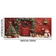 thumbnail image 2 of Feliz Navidad Navidad El Fondo Fiesta De Navidad Papá Noel Fotografía Navidad Puerta De Garaje Fondo Decoración Para Fiestas 7 * 16 Pies., 2 of 3