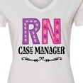 thumbnail image 4 of Inktastic RN Case Manager Nurse Women's V-Neck T-Shirt, 4 of 5