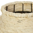 thumbnail image 4 of DecMode 11" Wrapped Beige Seagrass Vase, 4 of 9