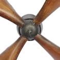 thumbnail image 4 of DecMode Dark Brown Metal 4 Blade Airplane Propeller Wall Decor with Aviation Detailing, 4 of 9