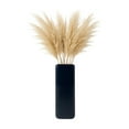 thumbnail image 6 of Ceramic Vase with Grooved Detail for Living Room Decor - Decorative Flower Vase for Table Centerpiece and Home Display - Modern House Accent for Bedroom and Office Decor - 18", Blue, 6 of 13