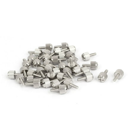 

Unique Bargains Computer PC Case Metal Knurled Head Thumb Screws M3x8mm 40pcs