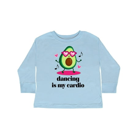 

Inktastic Dancing is my Cardio Gift Toddler Toddler Girl Long Sleeve T-Shirt