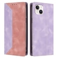 thumbnail image 1 of Funda FOXDOCK para iPhone 15 de Cuero Premium Bicolor con Ranuras RFID, Carcasa Tipo Billetera Antigolpes y Soporte Plegable, 1 of 6