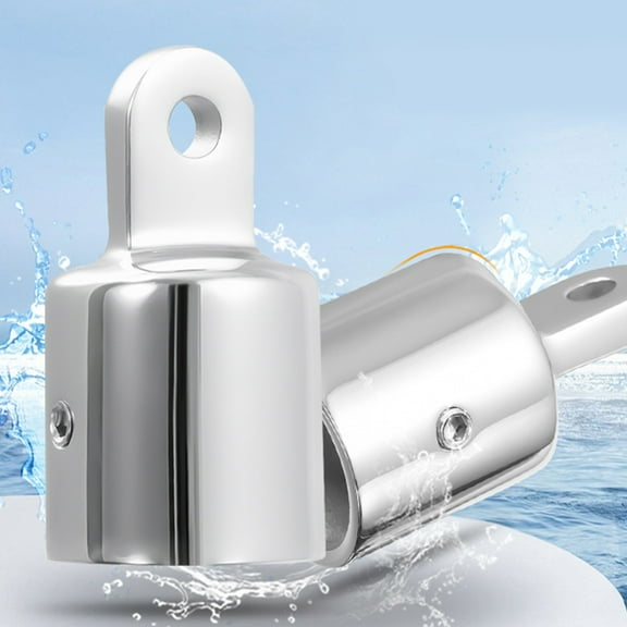LEXSOMEO Bimini Top Cap Boat Sunshade Fitting Stainless Steel Bimini Cover Cap External Eye End Hardware