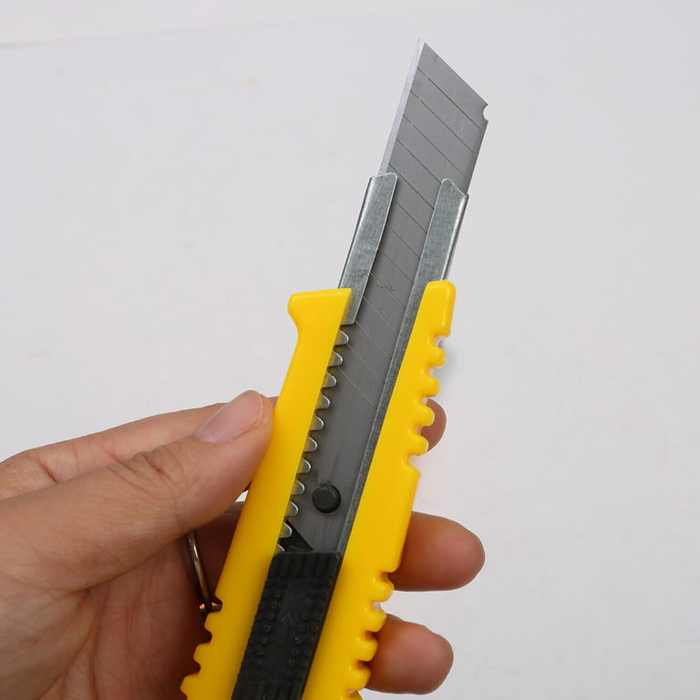  12pcs/lot Wood Paper Cutter Pen Knife Steel Blades
