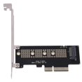 thumbnail image 2 of M.2 NVME SSD NGFF to PCIE 3.0 X4 Adapter PCIE M2 Riser Card Adapter Support 2230 2242 2260 2280 Size, 2 of 5