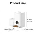 thumbnail image 2 of Smart Feeder & Water Dispenser 3L with Stainless Steel Bowl & Filter Element for Cats & Dogs, 2 of 8