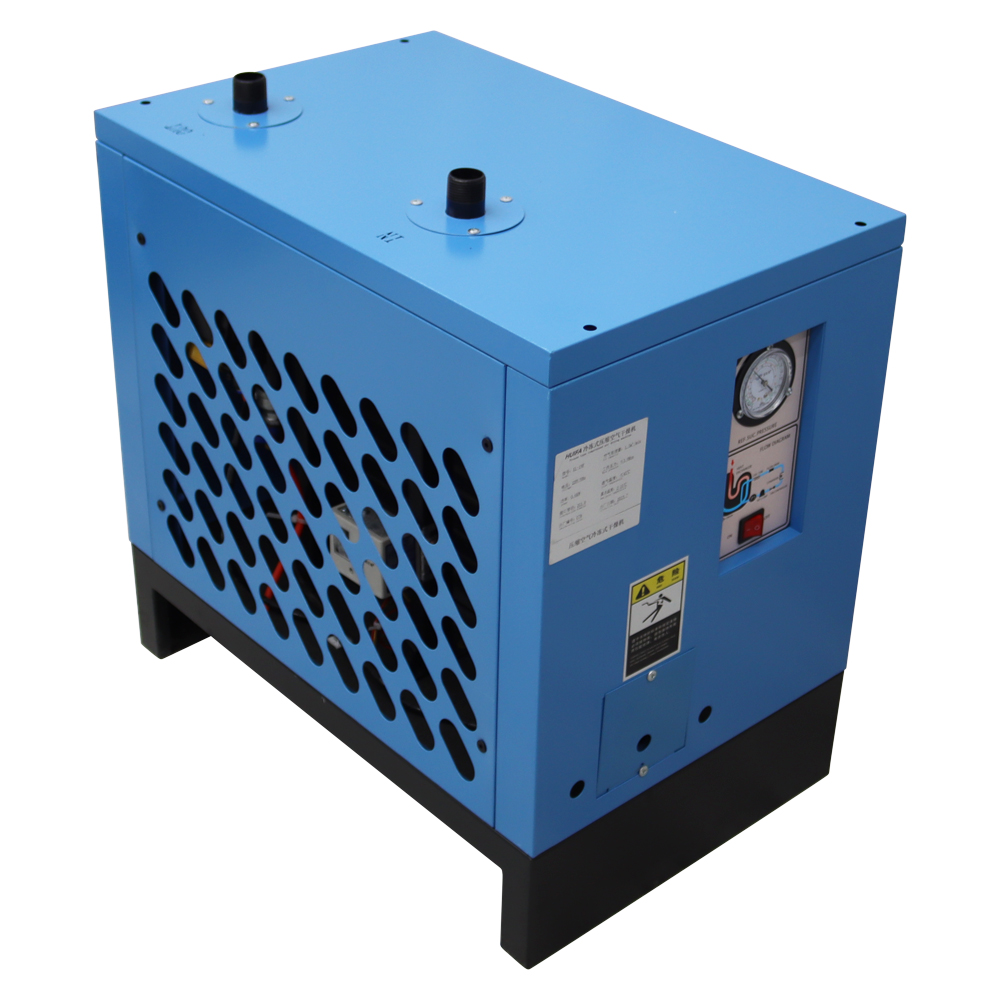 10C Environmental Friendly Refrigerating Dryer Air Compressor Refrigerated Freeze Dryer 1.0m³/min 220V